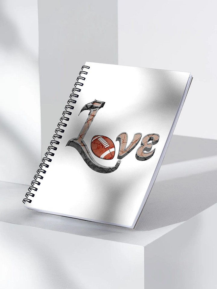 Love Football for the Game Notebook product image (2)