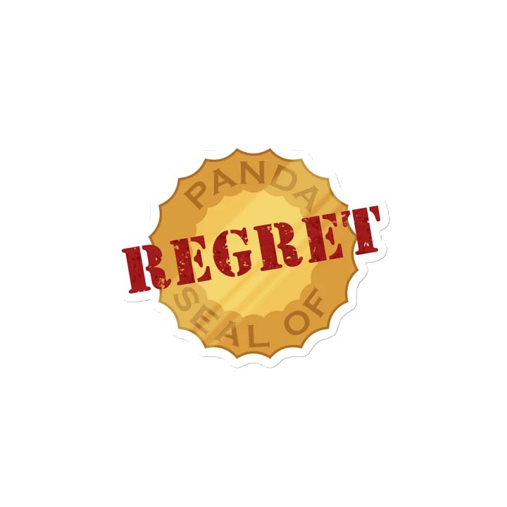 Panda Seal of Regret Magnet product image (2)