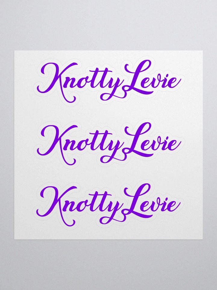 Knotty Levie Stickers product image (1)