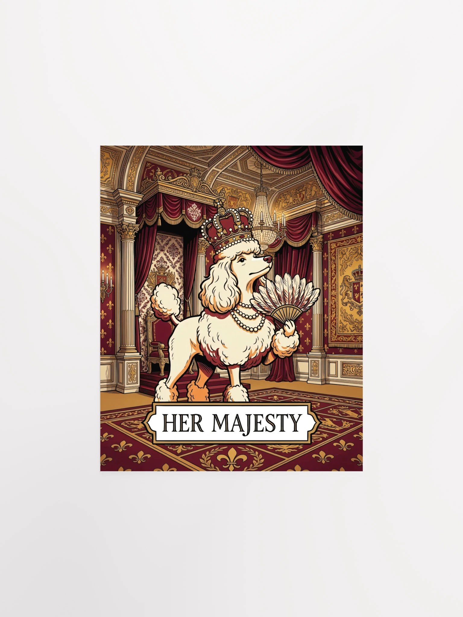 Her Majesty Poodle Poster product image (25)