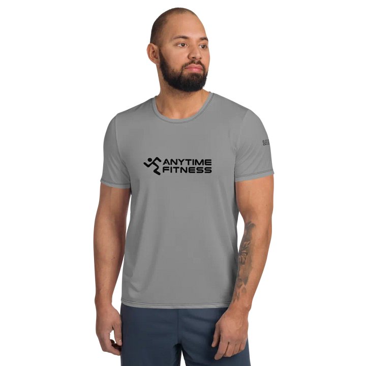 AF Athletic Tee Grey/Black product image (1)