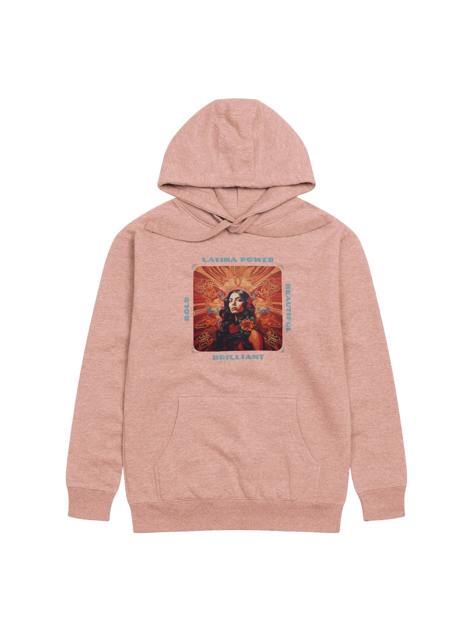 Latina Power Floral Hoodie product image (1)