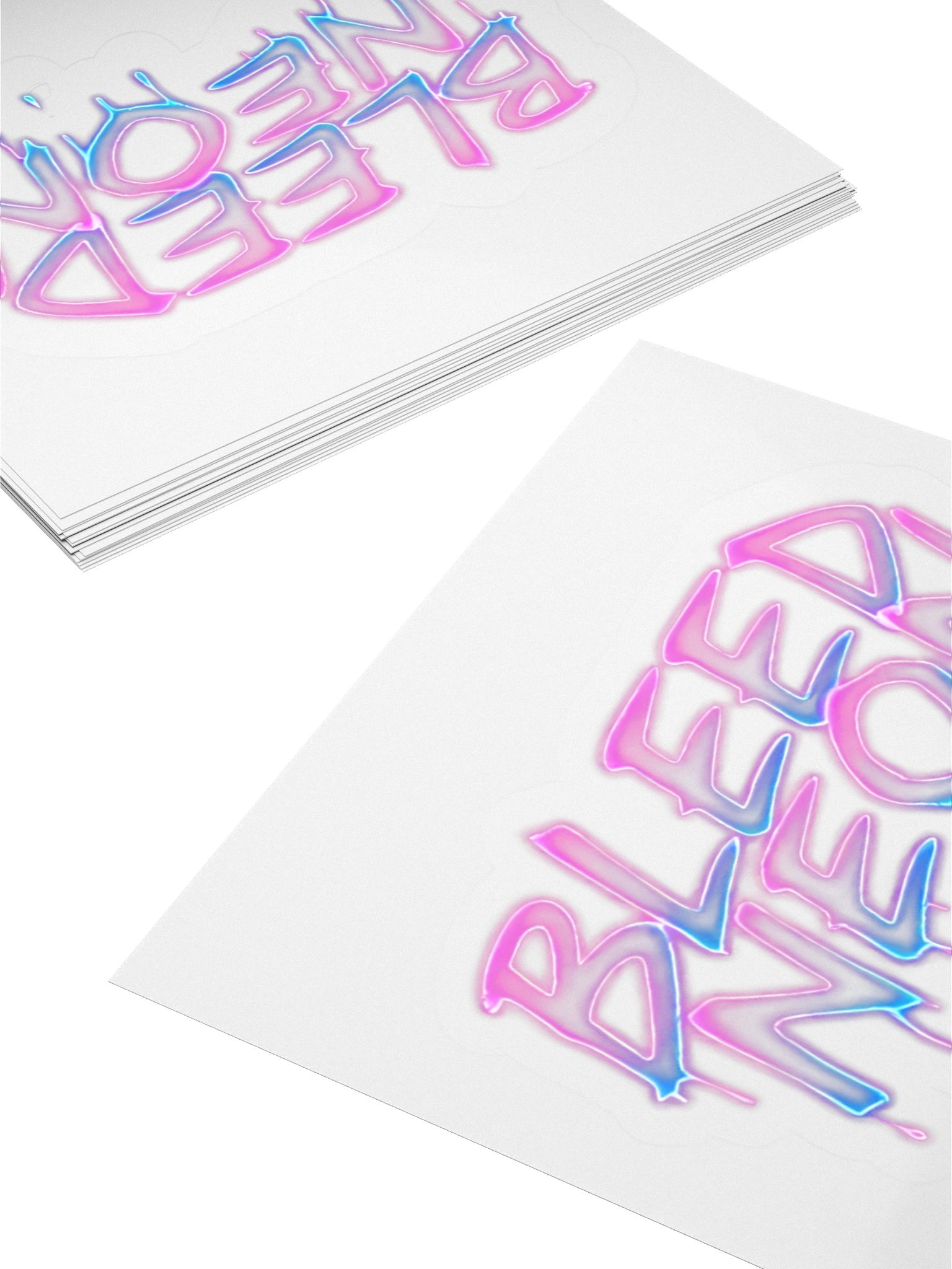 Bleed Neon Stickers product image (14)