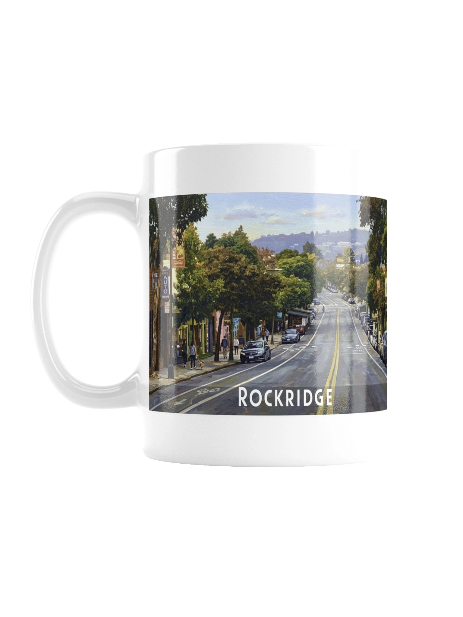 Rockridge Neighborhood Street View Mug product image (1)
