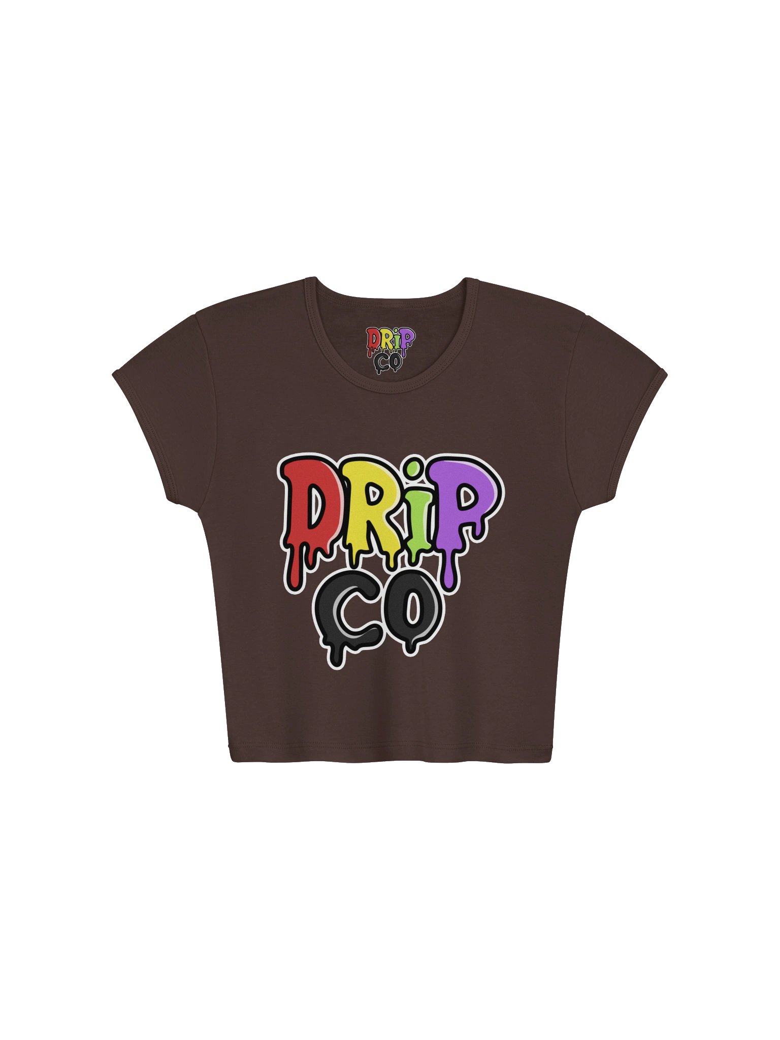DRIPCO Colorful Drip Graphic Baby Tee product image (23)