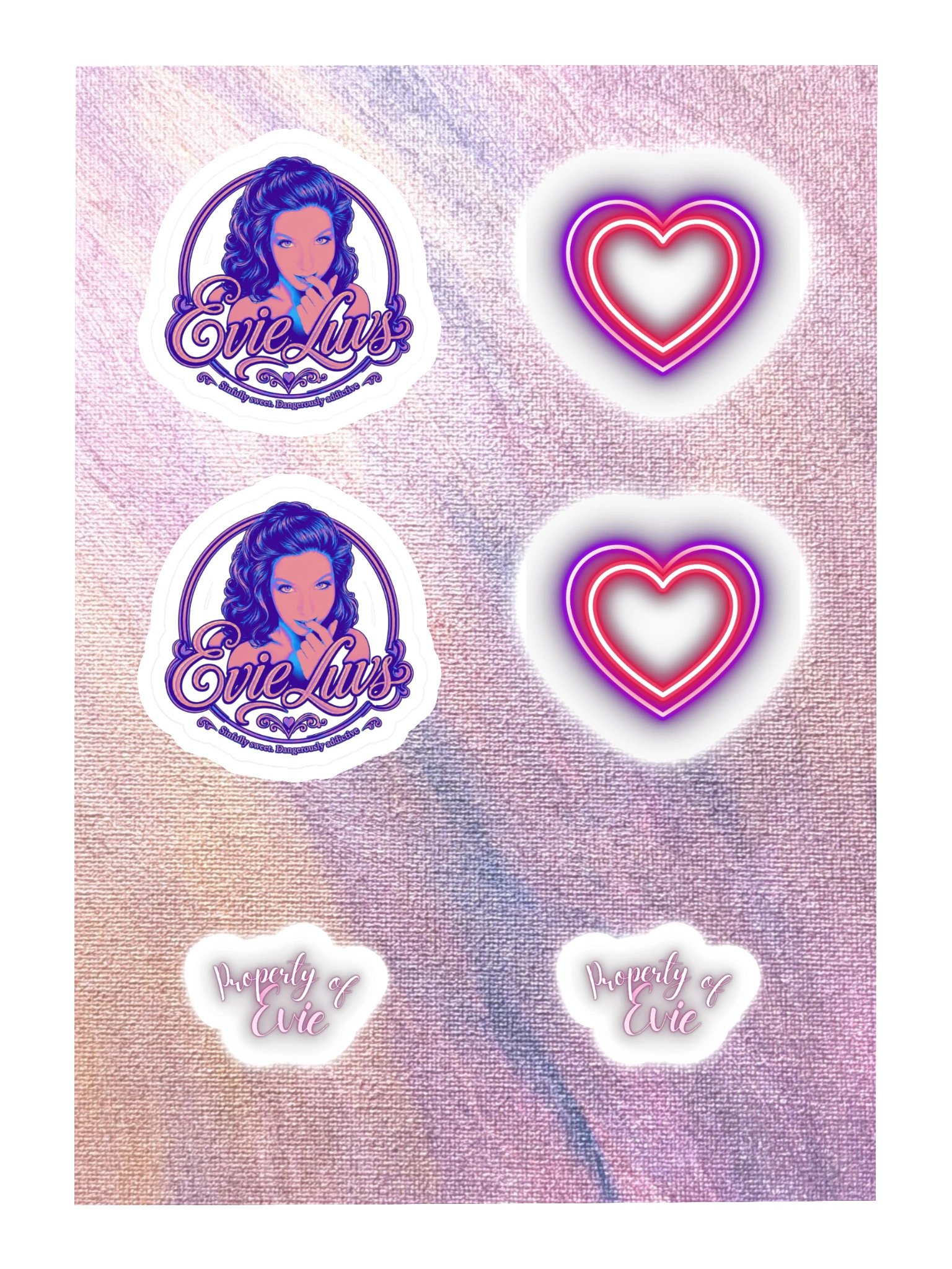Neon Kiss-Cut Sticker Set product image (3)