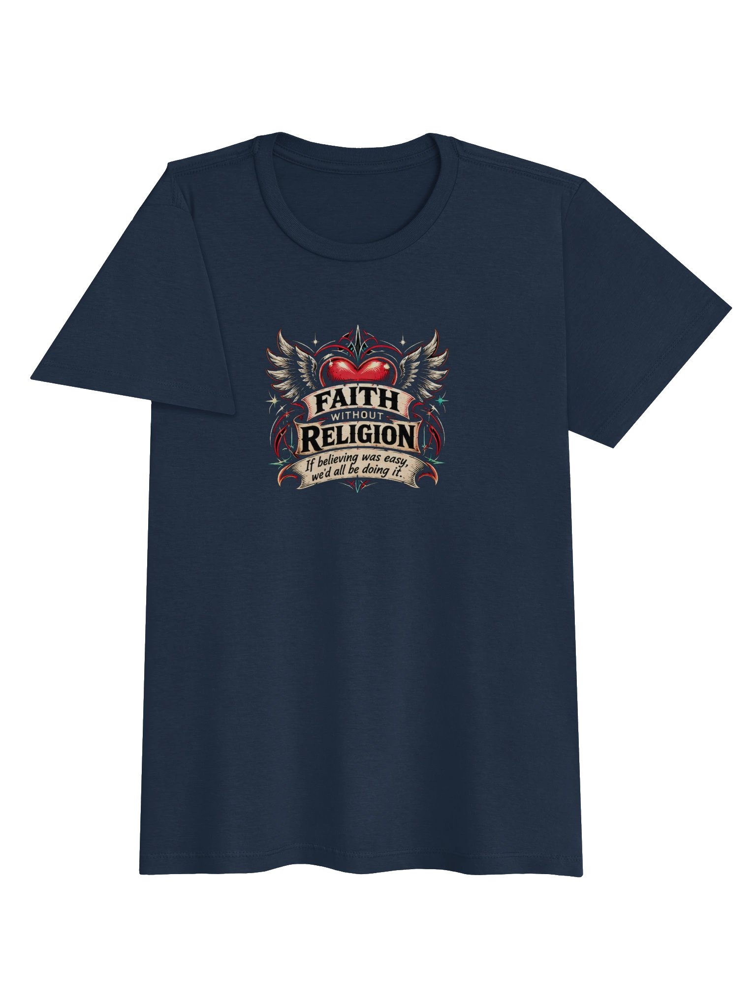 Women's Rockabilly Winged Heart Tee product image (3)