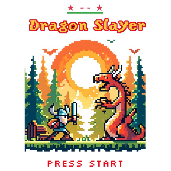 Dragon Slayer Pixel Art product image (2)