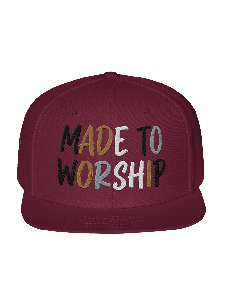 Made to Worship Premium Embroiderery and Right Side Embroderied Logo as well. product image (1)