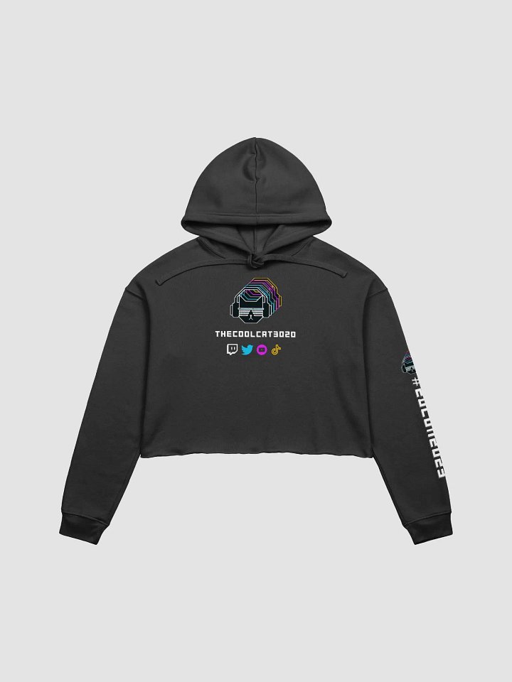 2D Con Crop Top Hoodie product image (1)