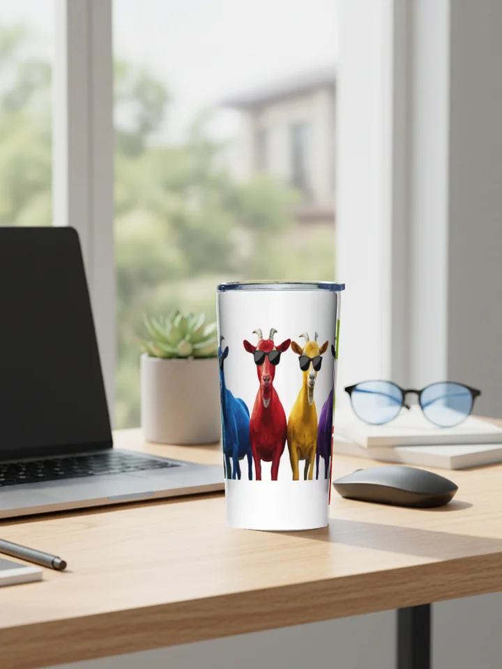 Cool Goat Squad 20oz Stainless Steel Tumbler product image (1)