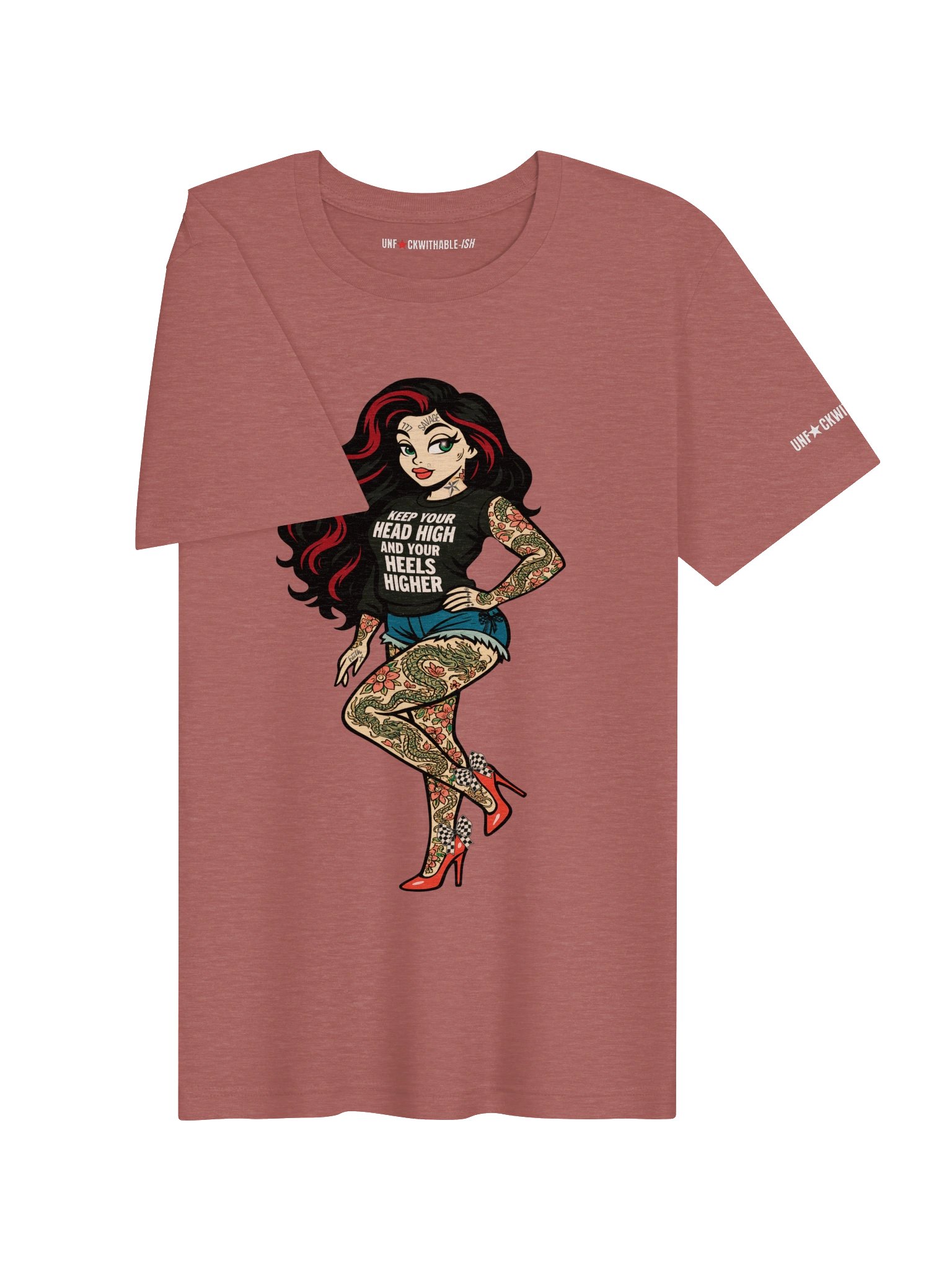 UNF★CKWITHABLE-ISH™ Women's Soft Graphic Classic T-Shirt Skarlitt product image (3)
