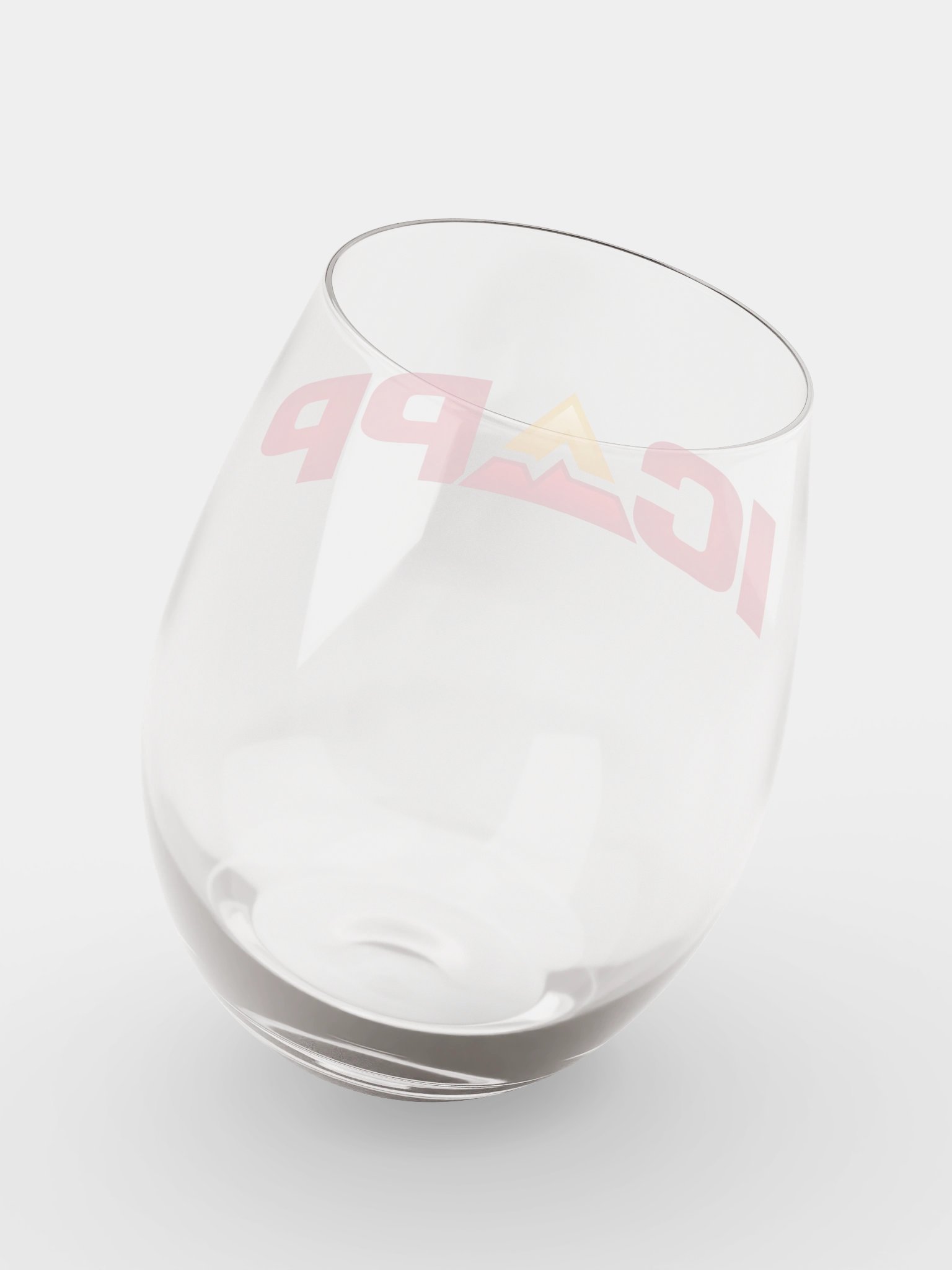 ICAPP Logo Stemless Wine Glass product image (8)