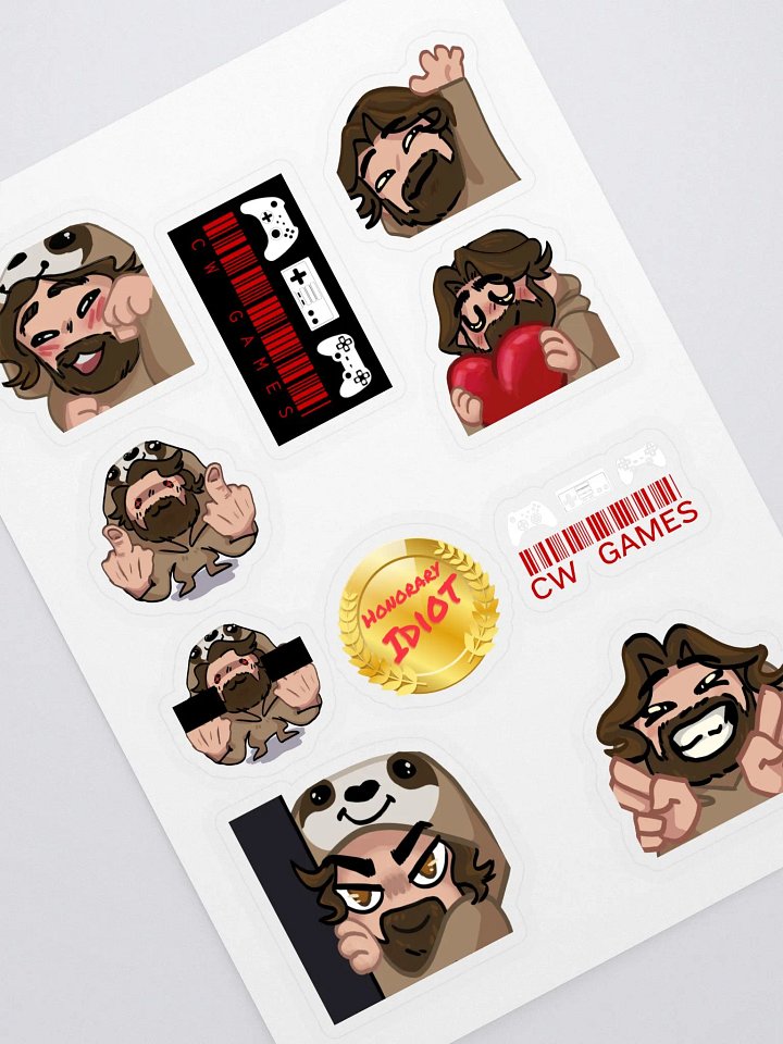 CWxGAMES – Emote Sticker Pack product image (1)