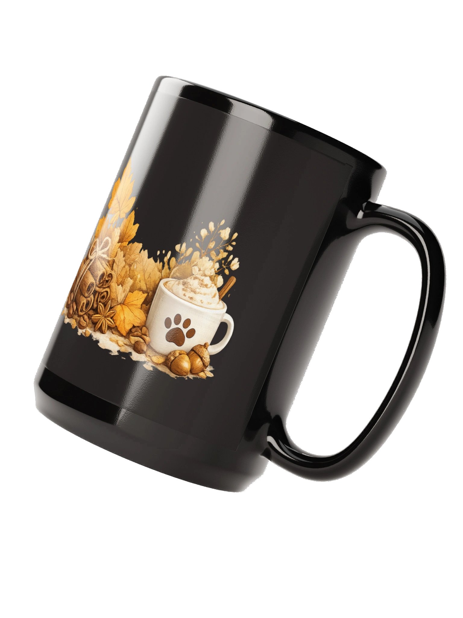 Cozy Coffee Days Black Mug product image (4)