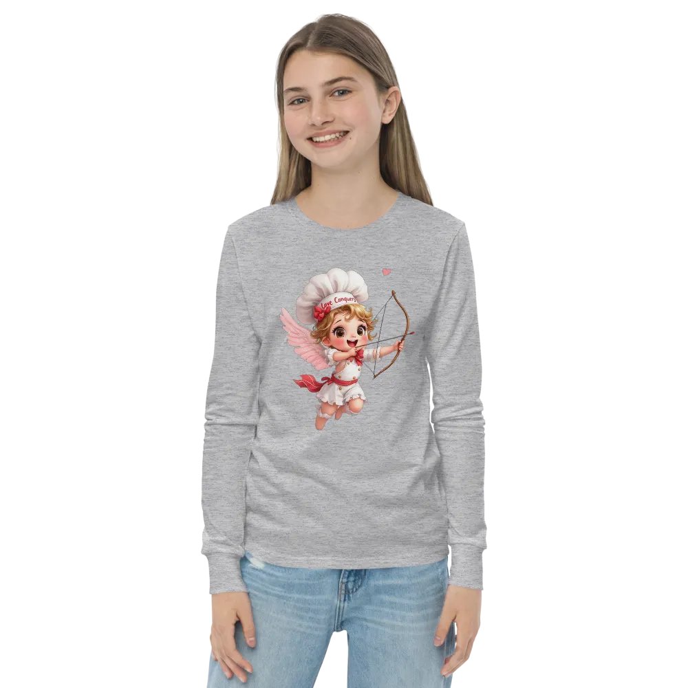Love Conquers Cherub Youth Long Sleeve Tee product image (20)