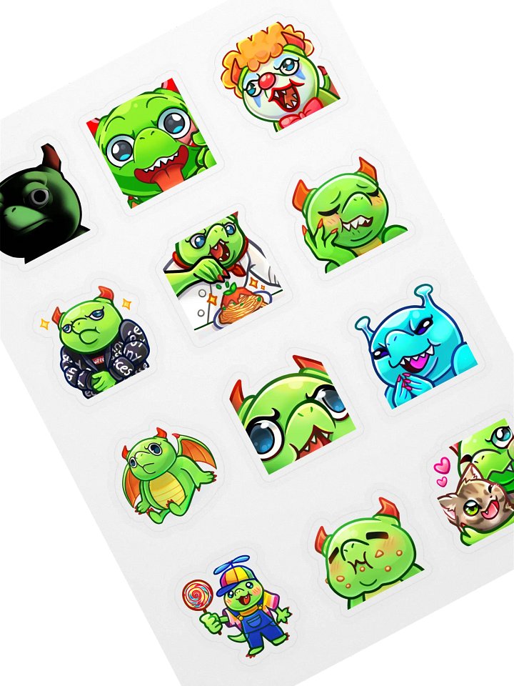 StickerDaSheet Emote pack 1 product image (1)