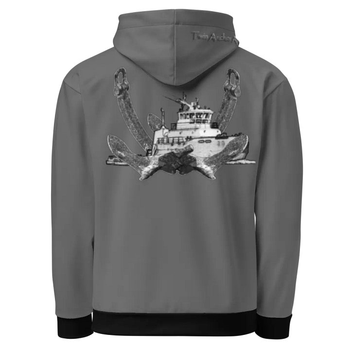 2 Anchor Titan Tug (Gray) – Performance Marine Wear | Twin Anchor Apparel North Current Line product image (1)