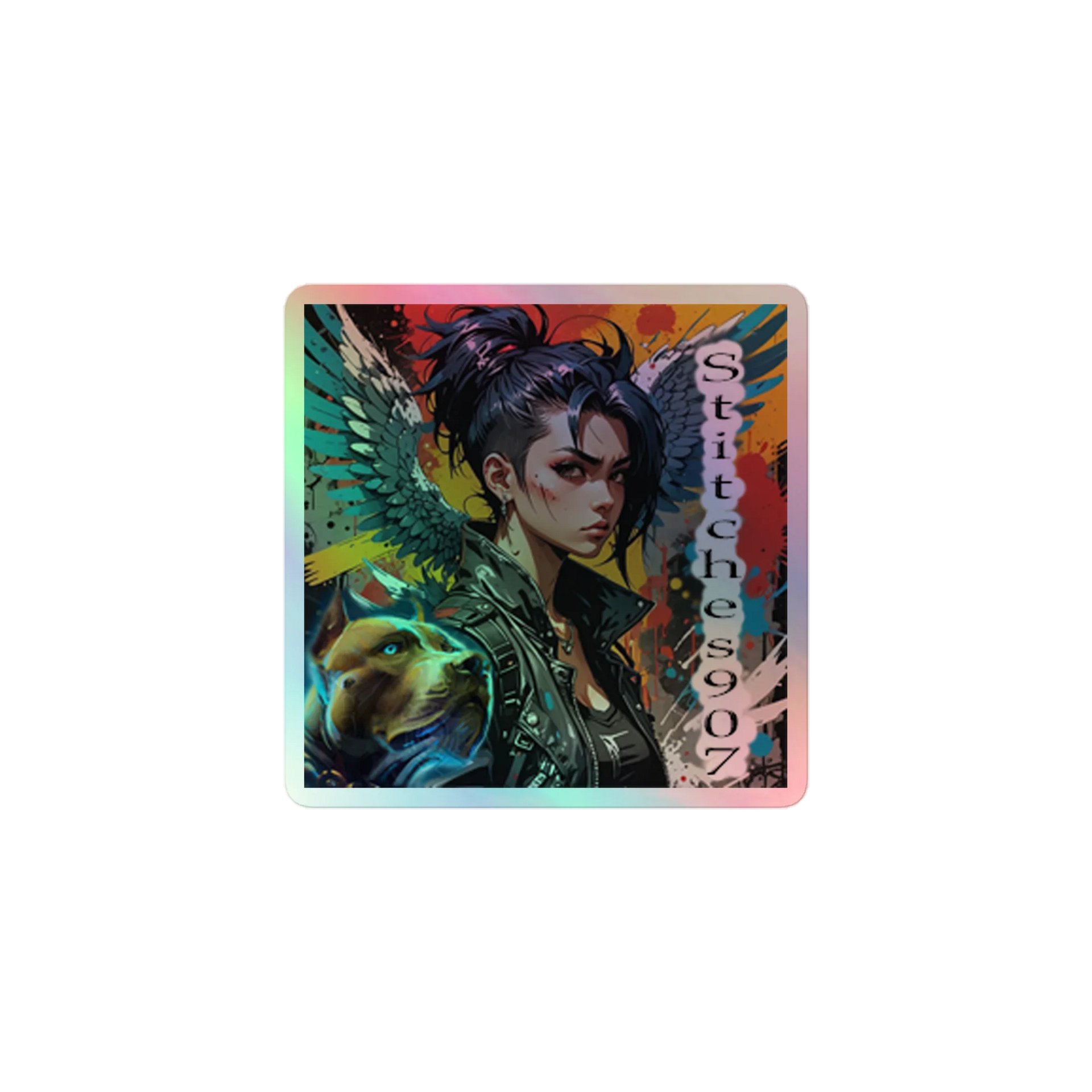 holo logo sticker product image (1)
