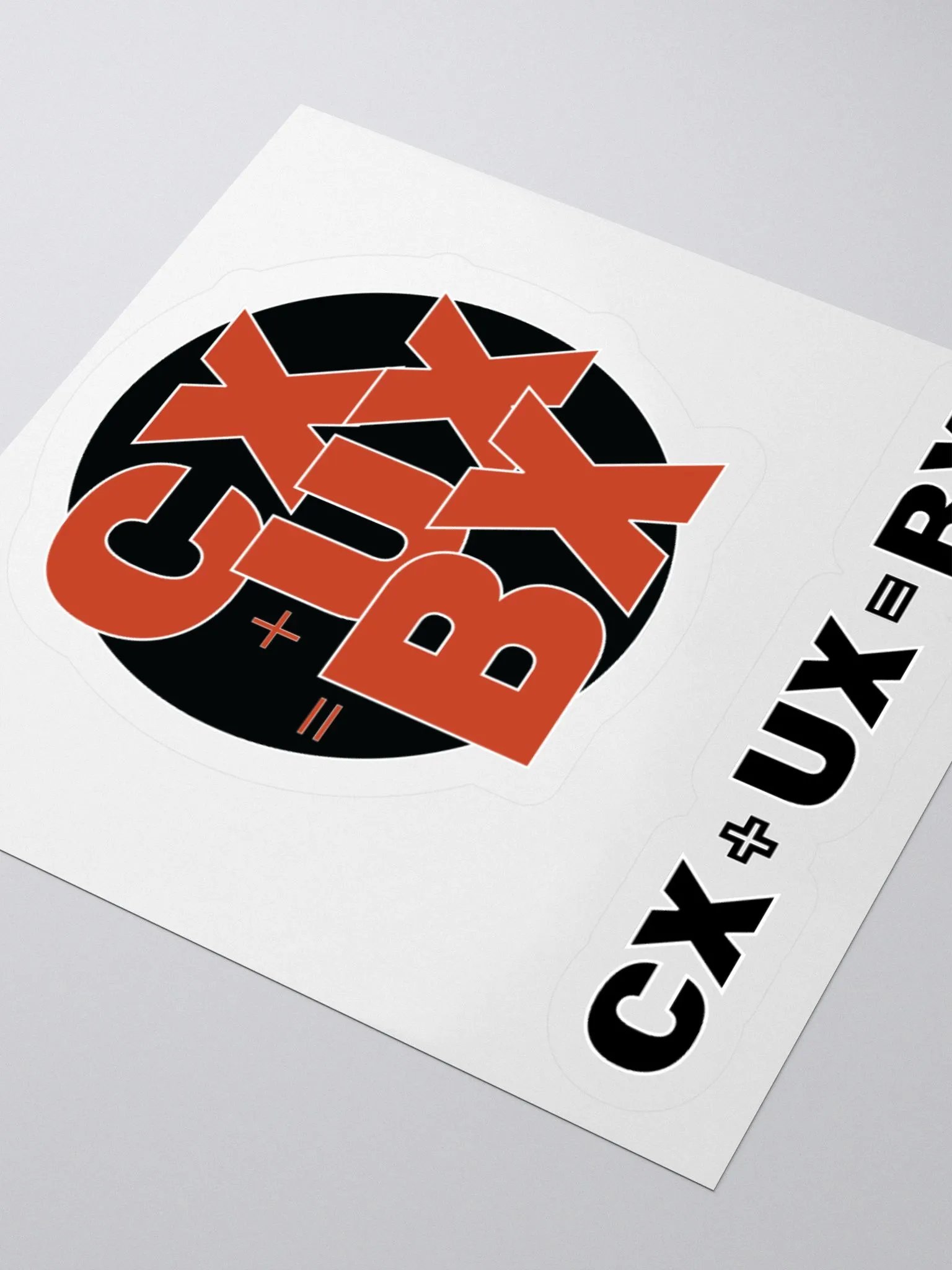 Innovative CX + UX = BX Sticker Set product image (7)