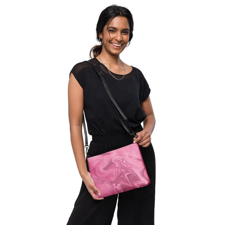 Cute Swirl Flip-Sided Faux Leather Crossbody Bag product image (2)