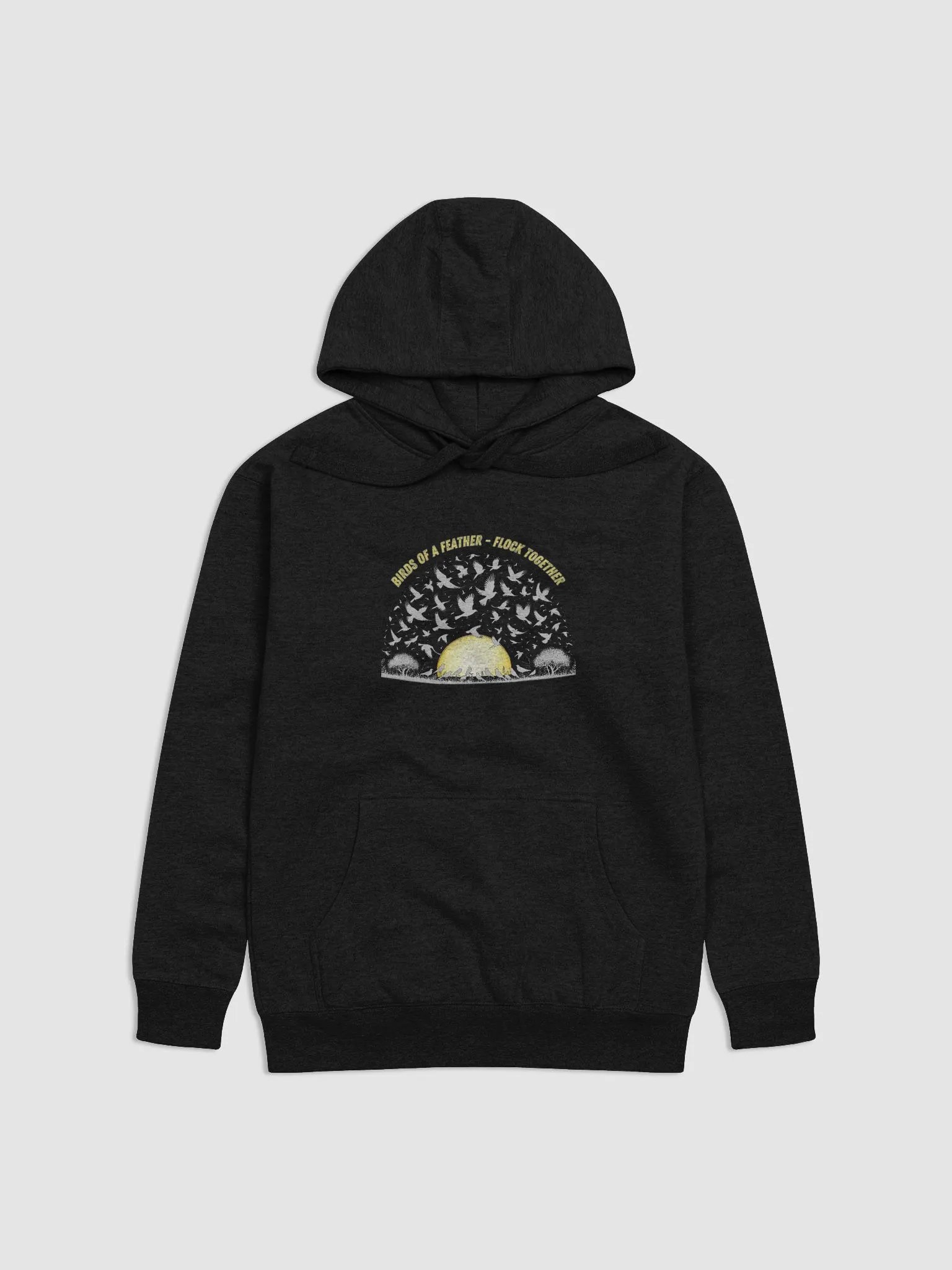 Flock Together Unisex Hoodie - Light Feather product image (1)