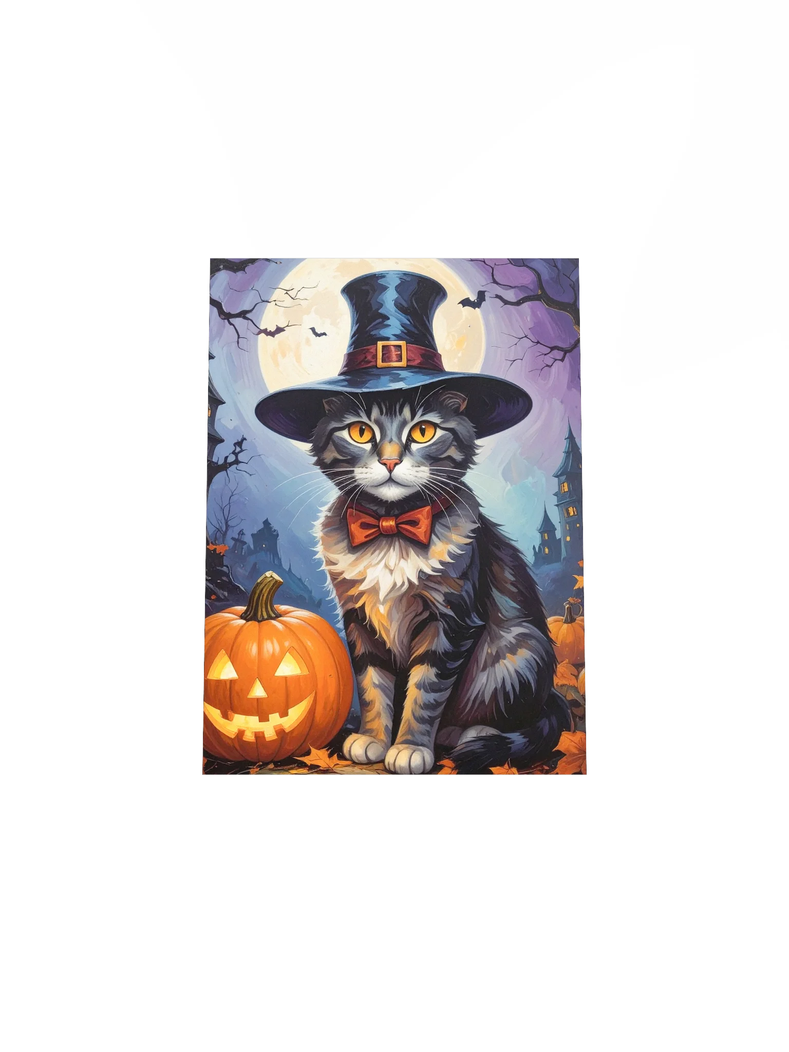 Halloween Cat with Pumpkin product image (21)