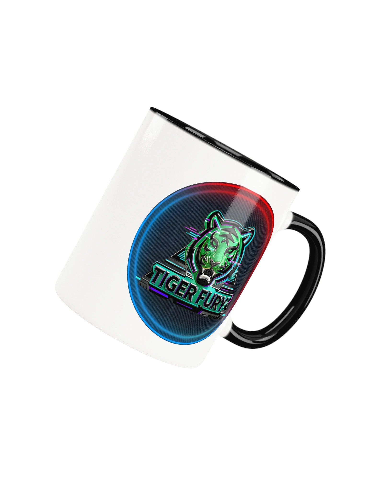 Tiger Fury Neon Logo Coloured Mug product image (62)