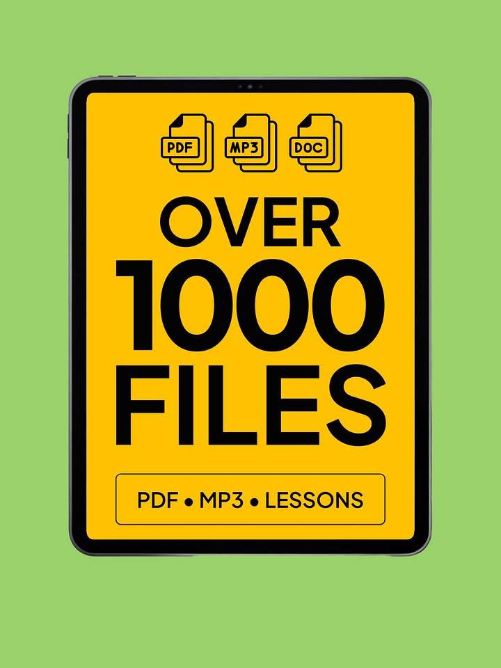 1,000+ English Learning Files & more product image (1)