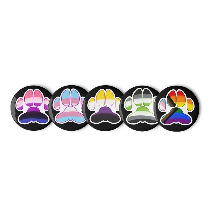 Pride Paw Pins - Set 1 product image (1)