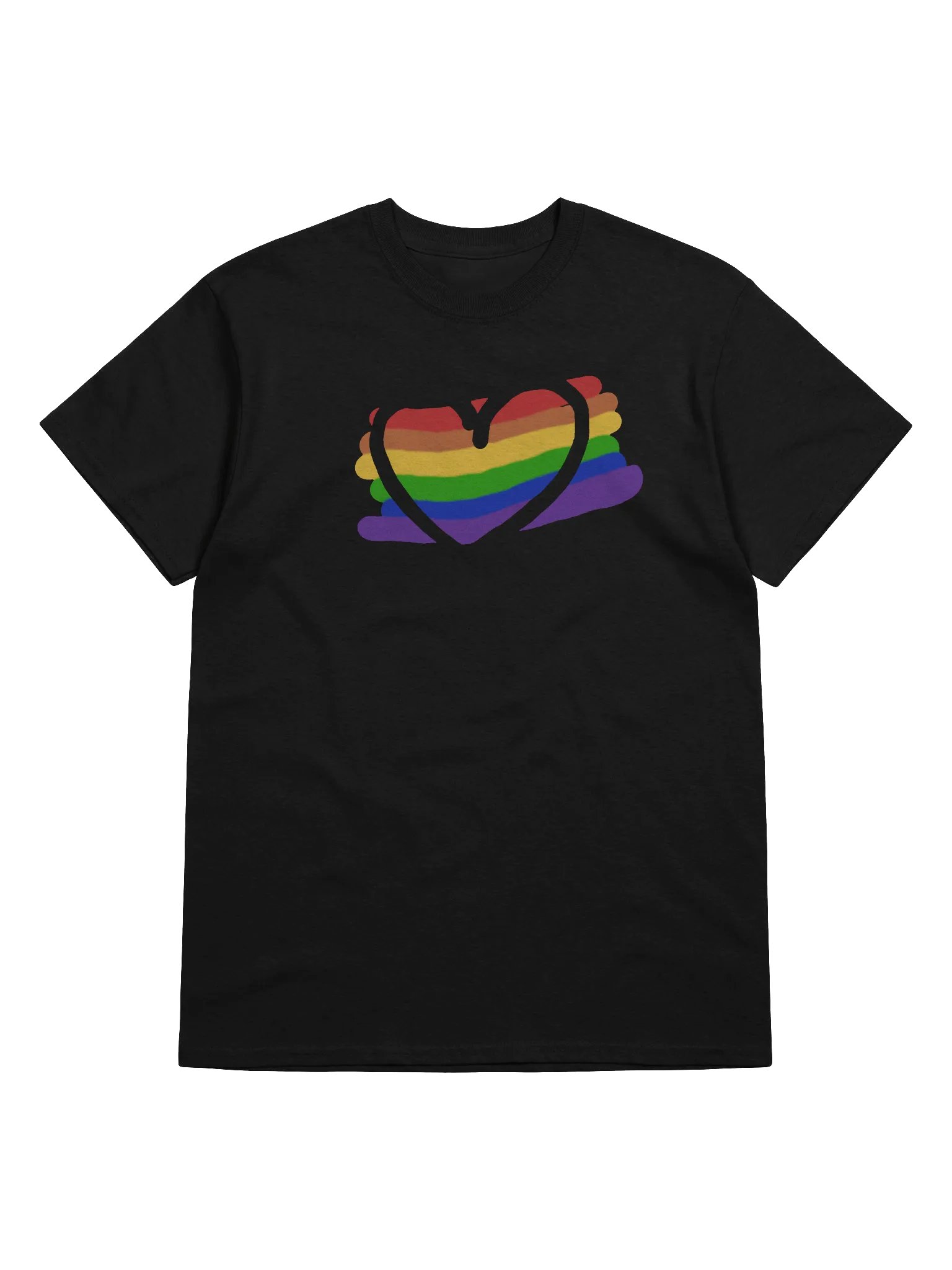 Rainbow Heart T-Shirt LIFEBOAT product image (3)