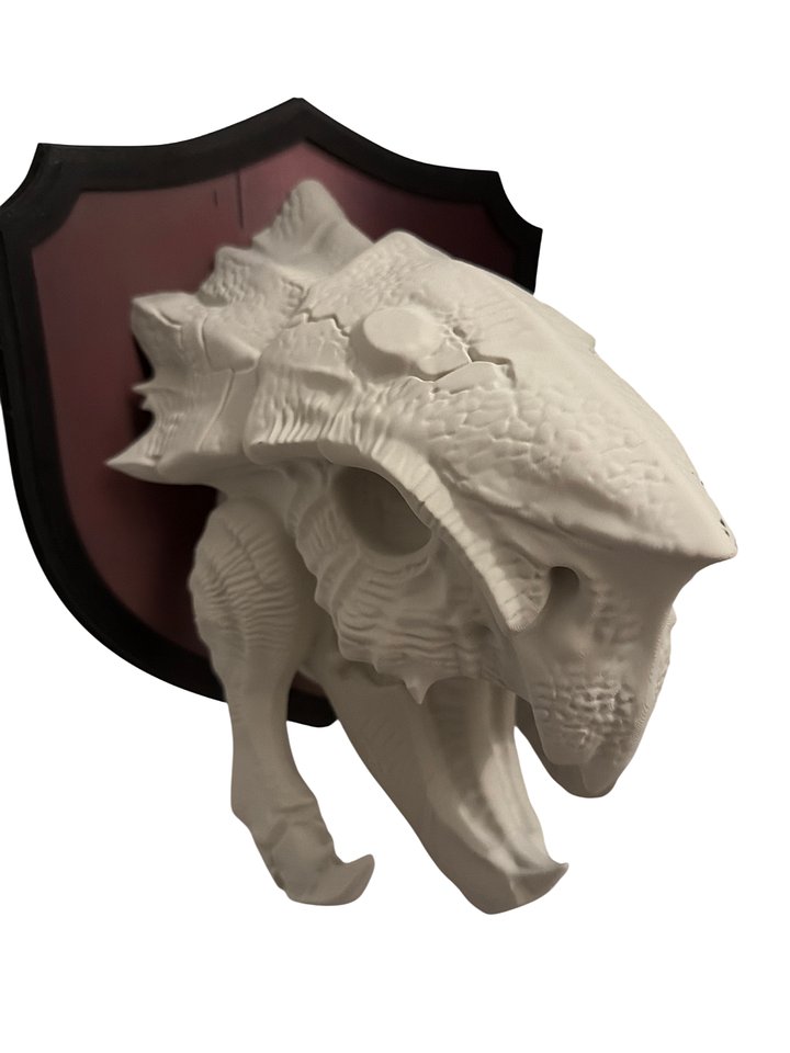 Skull of the Ancients — Fantasy Wall Trophy STL product image (1)