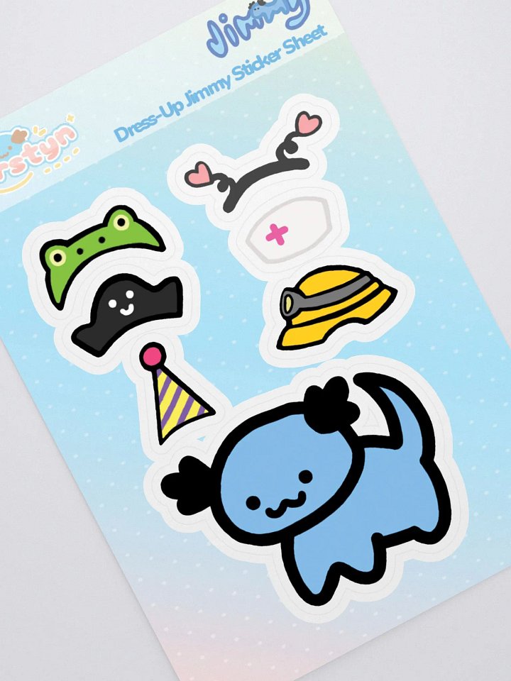 Sticker Sheet | Dress-Up Jimmy product image (1)