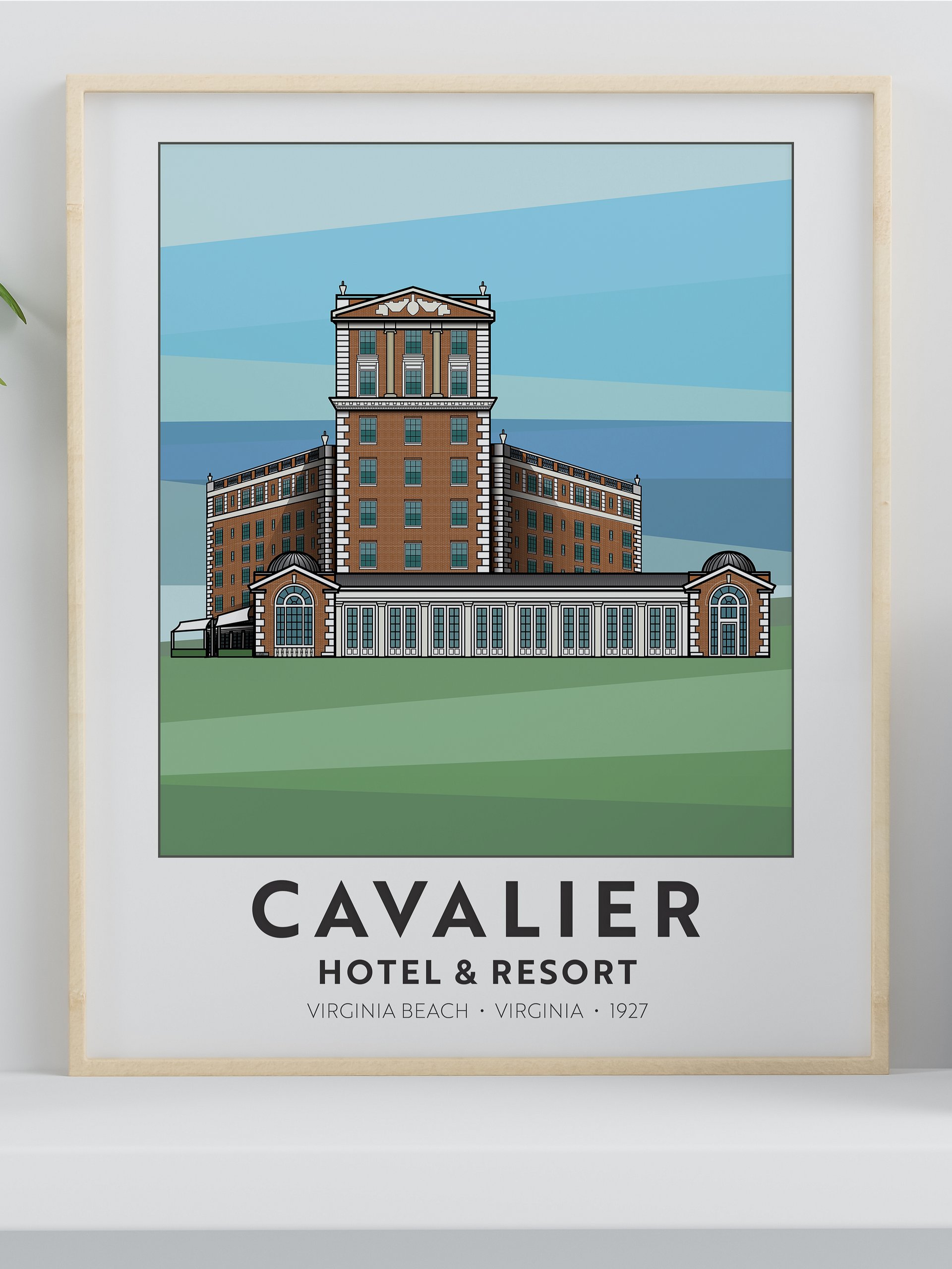 Cavalier Hotel Art Print product image (1)