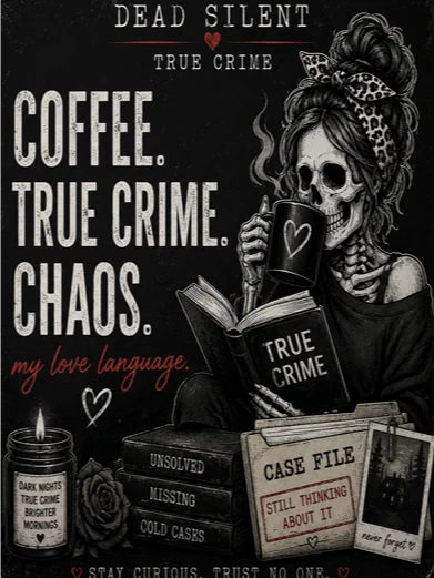 Limited 250 Coffee True Crime Chaos DSTC 2.5" x 3" Fridge Magnet product image (1)