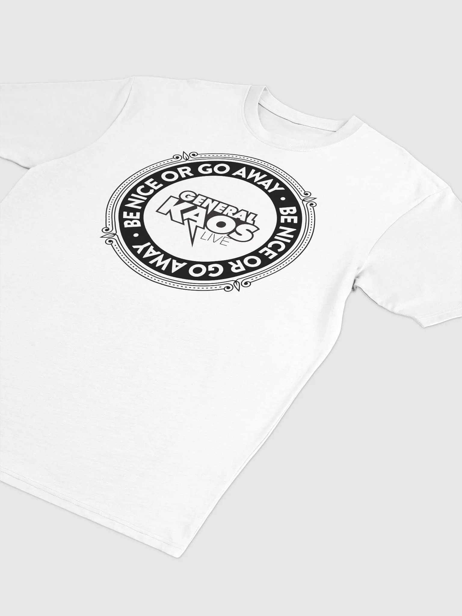 BE NICE (Dark Logo / Light Tee) product image (2)