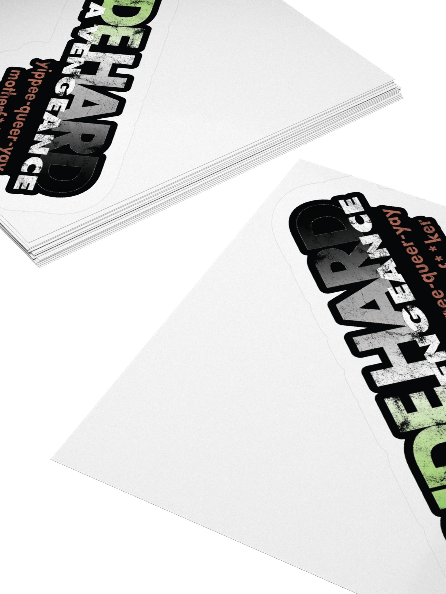 Aromantic "Pride Hard" Sticker product image (4)