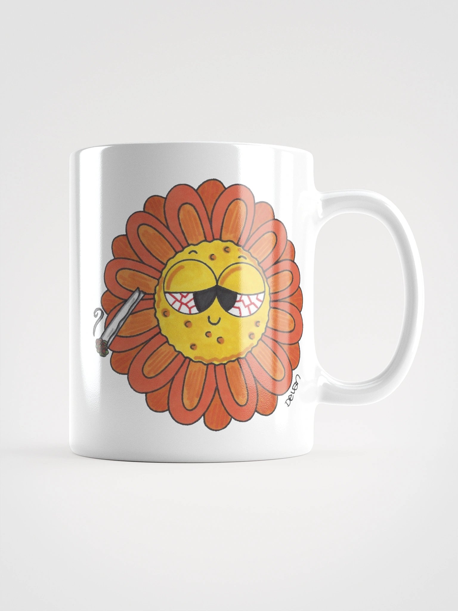 Orange Stoner Flower Mug product image (1)