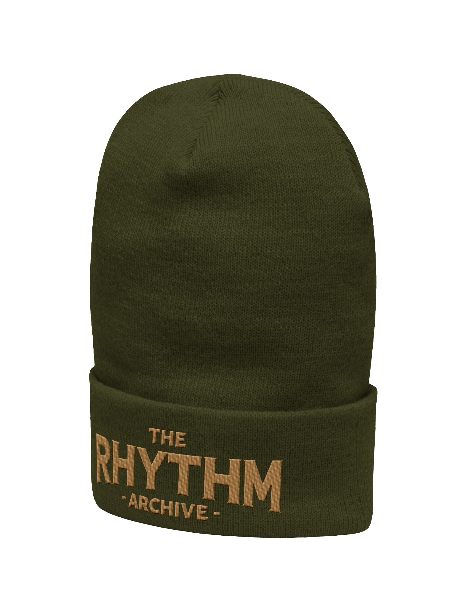 "The Rhythm Archive" Gold Cuffed Beanie product image (2)