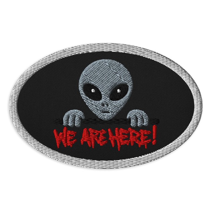 Cosmic Peeker Embroidered Patch product image (1)