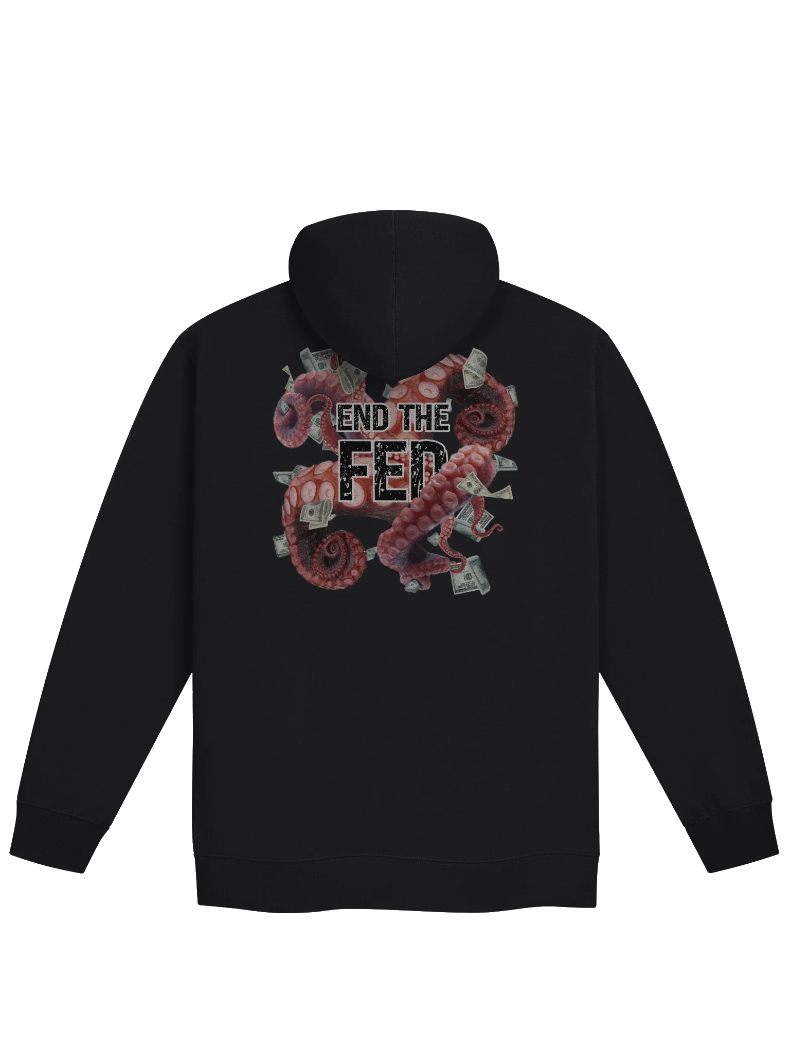 "End The FED" Zip Hoodie product image (2)