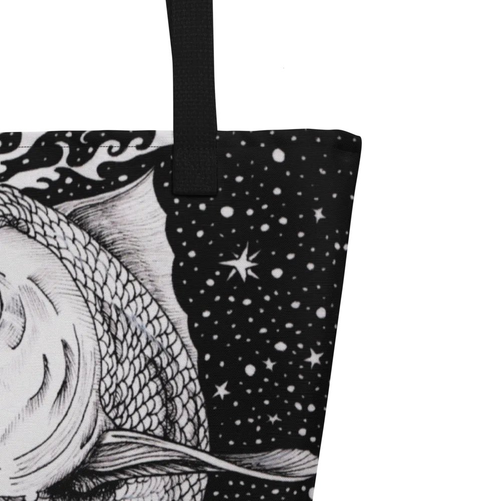 Pisces Zodiac All Over Print Tote Bag product image (9)