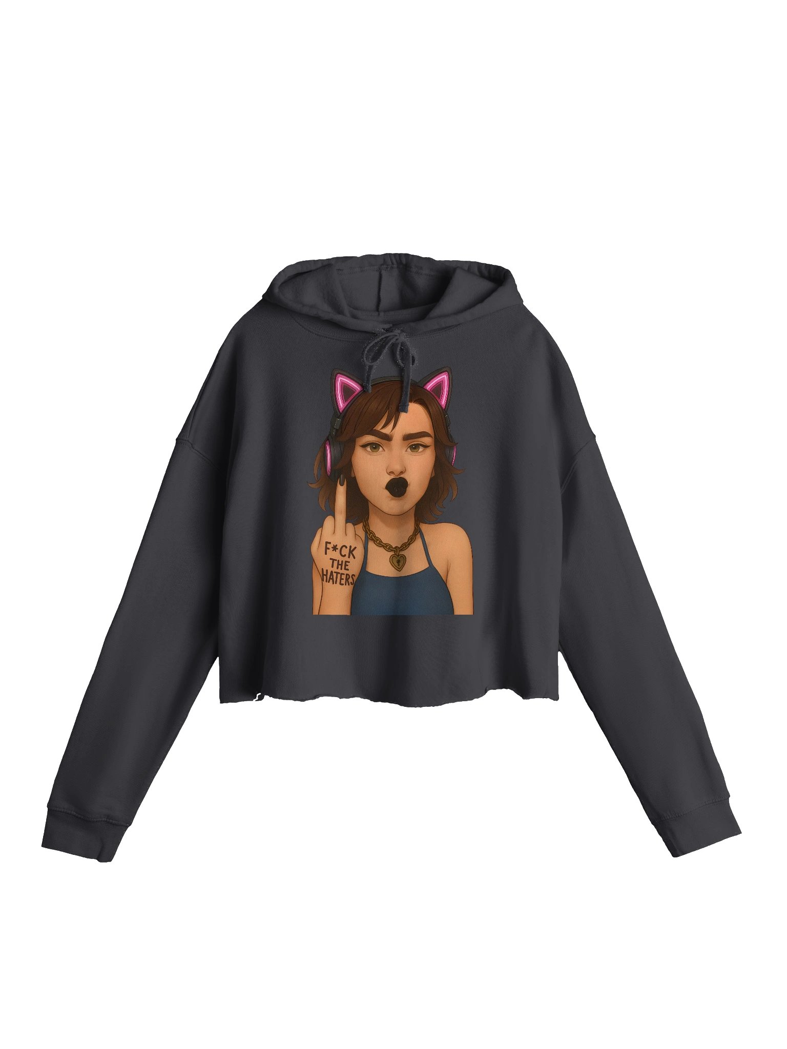 F The Haters CropHoodie product image (2)