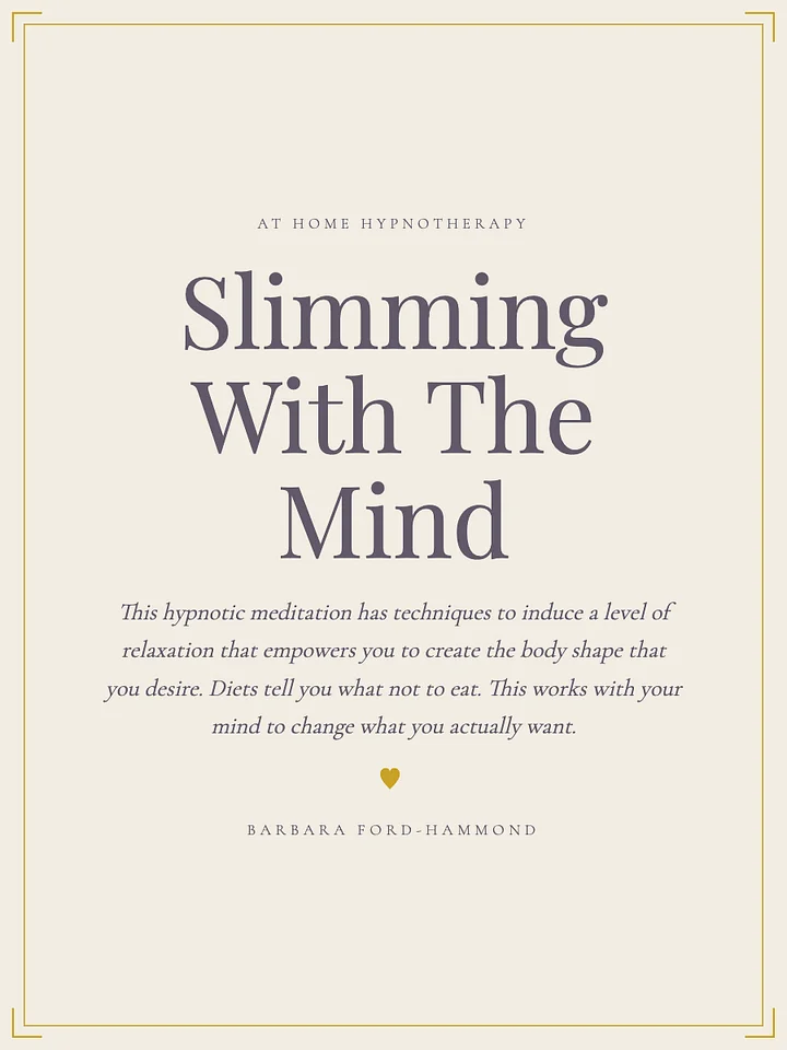 Slimming With The Mind product image (1)