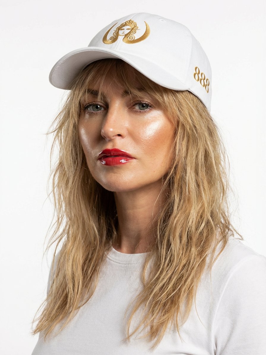 CIRCEMOON Divin Sacré Nombre 888 Cap - white product image (1)