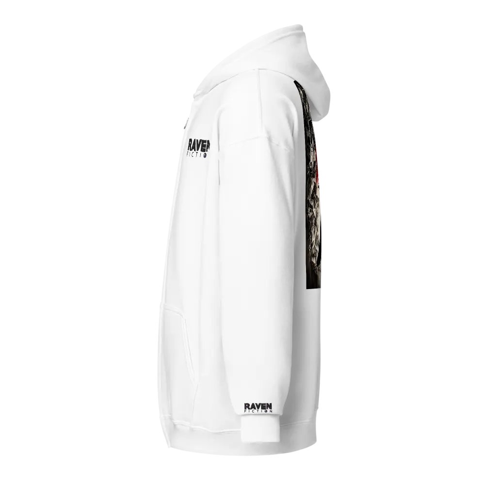 Raven Fiction Light Gildan Unisex Heavy Blend Zip Hoodie product image (11)