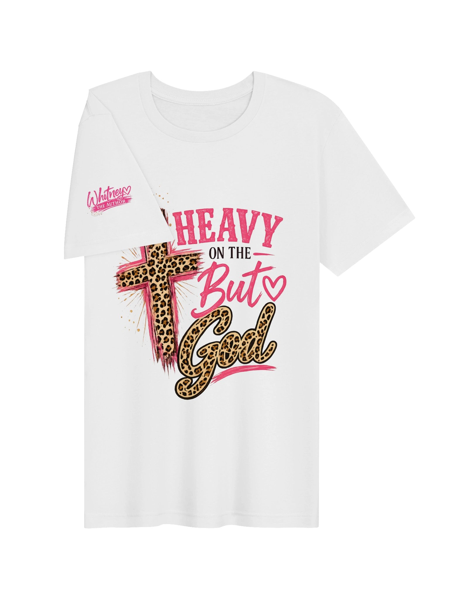 Heavy on the "But God" Christian Bella+Canvas Tee product image (6)