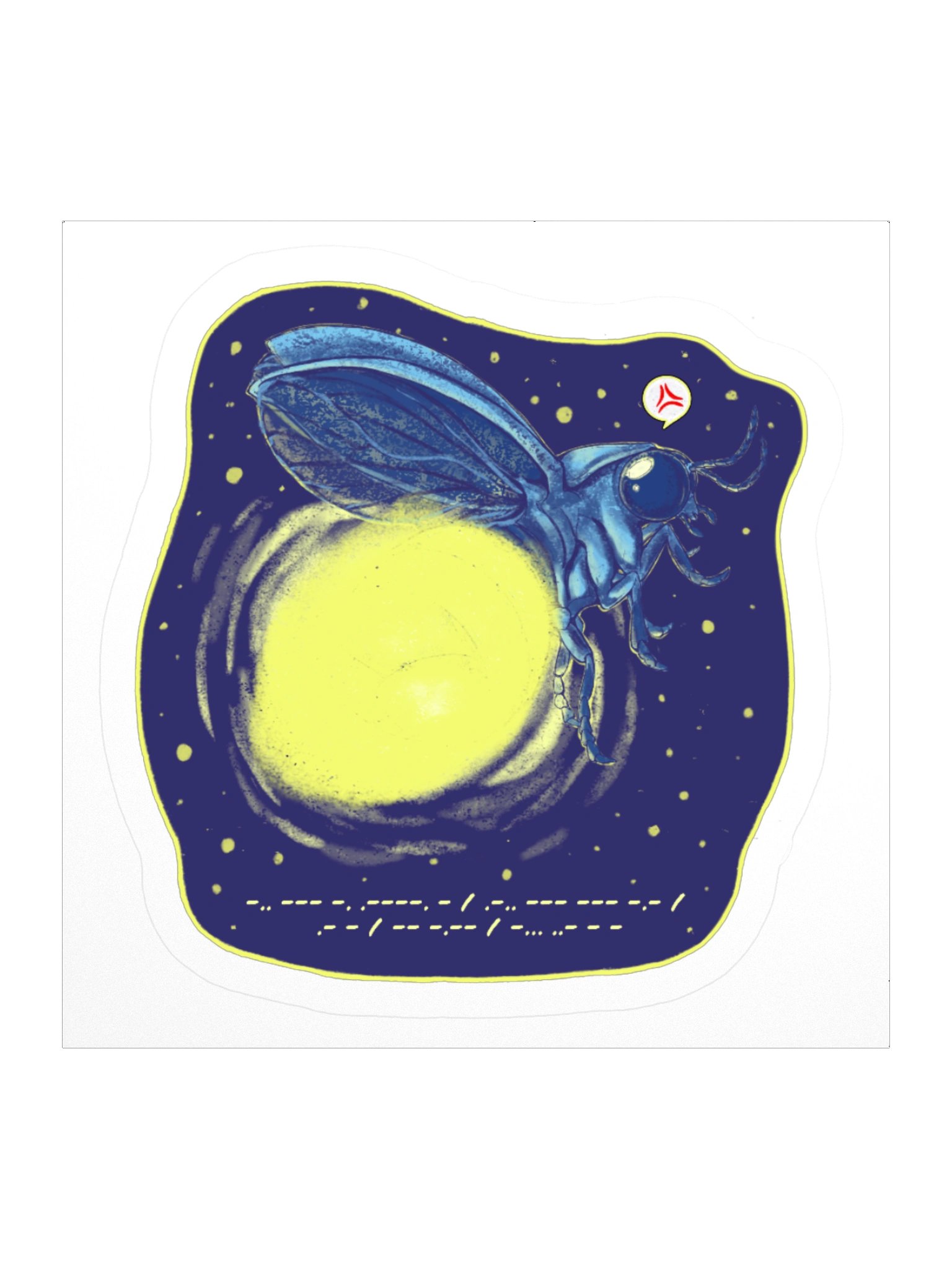 Don't Look at My Butt Firefly Sticker product image (1)