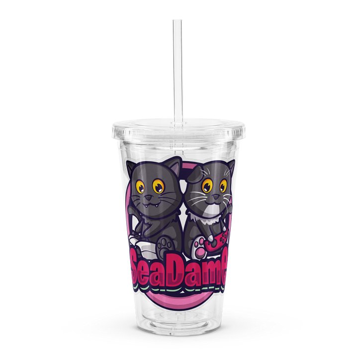 SeaDame - Cat Logo 16oz Tumbler product image (1)