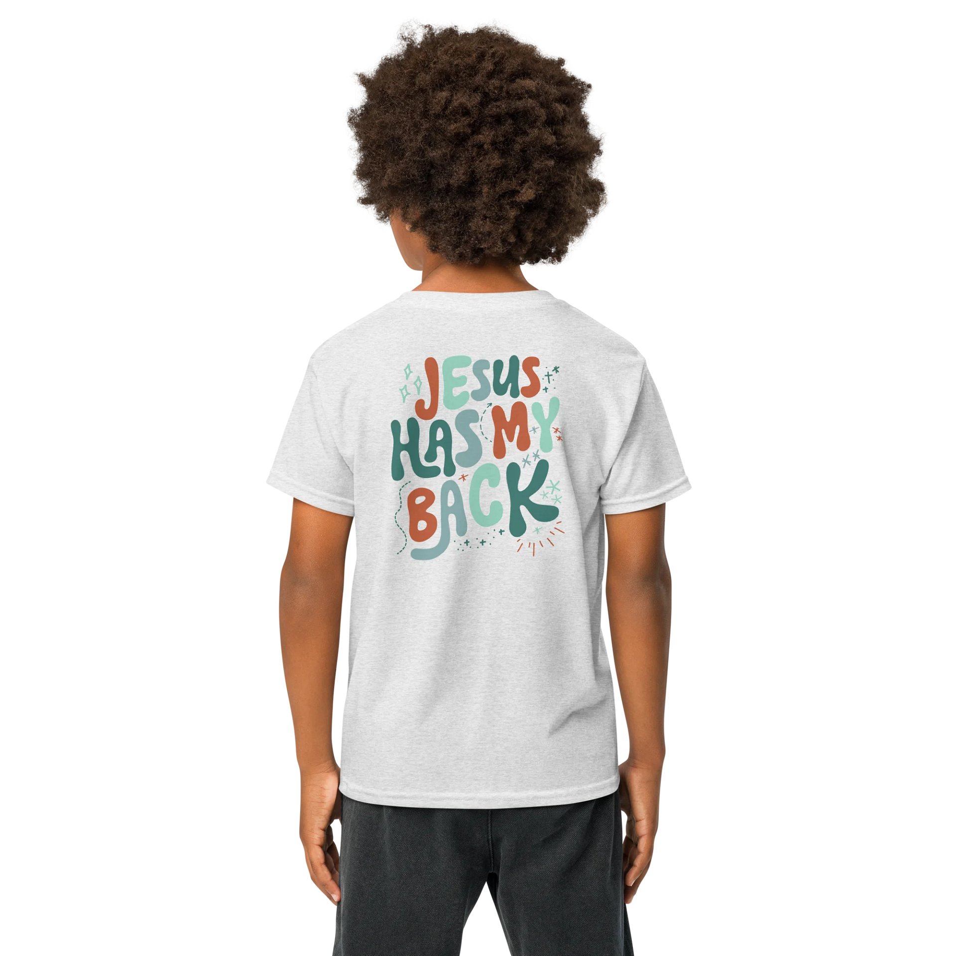Jesus Has My Back / Little Disciple Kids Tee product image (9)